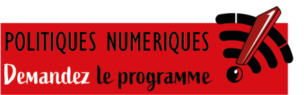 Politiques numériques, demandez le programme - logo